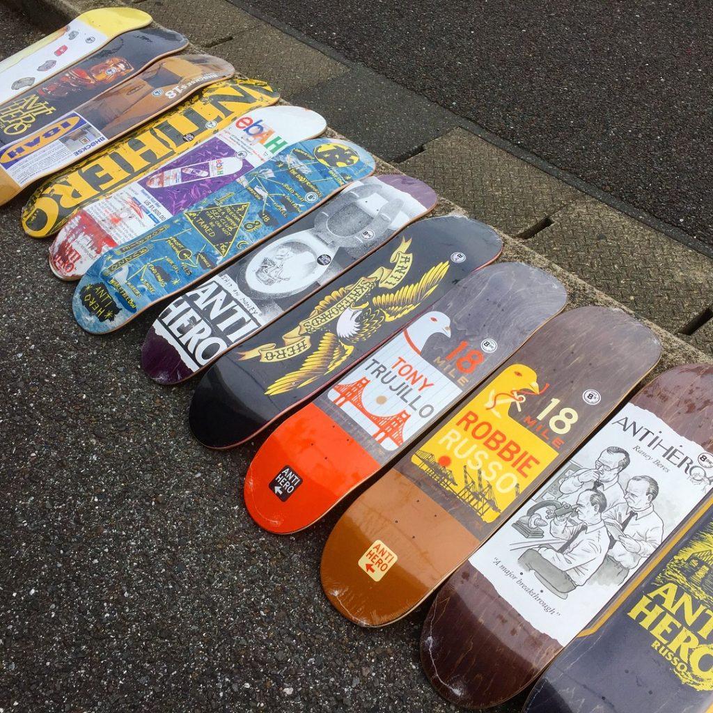 antihero skateboard deck